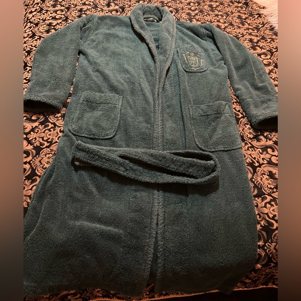 Vintage Victoria’s Secret y2k green robe with tie and pockets -xs/s